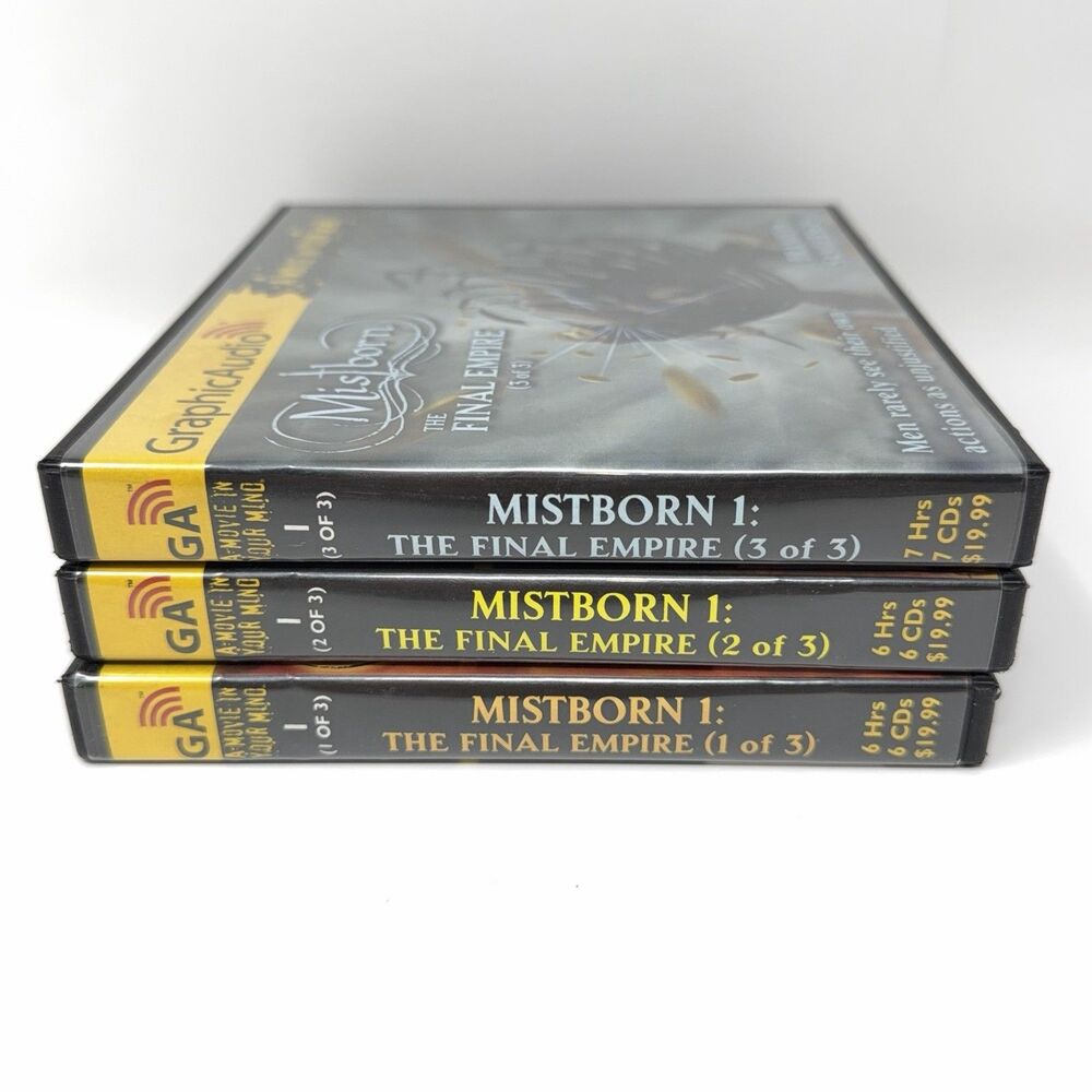 Brandon Sanderson Mistborn Final Empire GraphicAudio Full Cast CD Set Complete